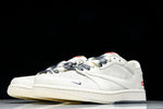 Travis Scott AJ1 Low x Supreme 'White Grey Sole' (Custom)