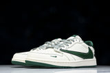 Travis Scott AJ1 Low x Stussy 'White Green' (Custom)