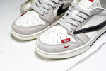 Travis Scott AJ1 Low x Stussy 'Black White Grey 2.0' (Custom)