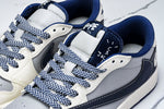 Travis Scott AJ1 Low x BAPE 'Grey Navy' (Custom)