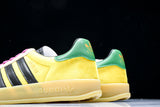 Guссi x Gazelle 'Yellow Green Velvet'