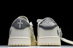 Travis Scott AJ1 Low x BAPE 'White' (Custom)
