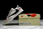 Travis Scott AJ1 Low x Stussy 'Black White Grey 2.0' (Custom)
