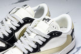 Travis Scott AJ1 Low x BAPE 'Beige Black White' (Custom)