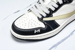 Travis Scott AJ1 Low x BAPE 'Beige Black White' (Custom)