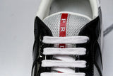 Prada America's Cup Sneaker 'Black Silver White' v1