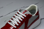 Prada America's Cup Sneaker 'Red Silver'