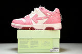 Off-White Out Of Office OOO Low Top 'Sartorial Stitching - Pink White'