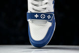Louis Vuittоп Trainer Low Velcro Strap 'Perforated Blue'