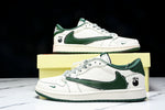 Travis Scott AJ1 Low x Stussy 'White Green' (Custom)