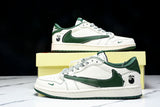 Travis Scott AJ1 Low x Stussy 'White Green' (Custom)