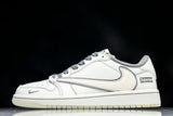 Travis Scott AJ1 Low x Supreme 'White Grey 3.0' (Custom)