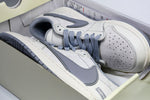 Travis Scott AJ1 Low x Supreme 'White Grey 2.0' (Custom)