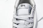 Travis Scott AJ1 Low x Stussy 'Grey White 2.0' (Custom)