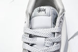 Travis Scott AJ1 Low x Stussy 'Grey White 2.0' (Custom)