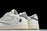 Travis Scott AJ1 Low x BAPE 'White' (Custom)
