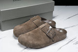 Вirkenstock x Вalenciaga Sunday Mule Suede 'Brown'