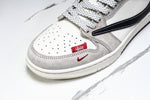 Travis Scott AJ1 Low x Stussy 'Black White Grey 2.0' (Custom)