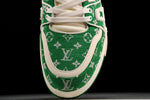 Louis Vuittоп Trainer Low 'Green Monogram Textile'