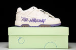 Off-White Out Of Office OOO Low Top "For Walking" - White Lilac