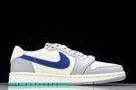 Travis Scott AJ1 Low x BAPE 'Blue Grey White' (Custom)