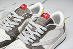 Travis Scott AJ1 Low x Stussy 'Neutral' (Custom)