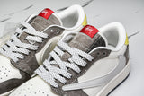 Travis Scott AJ1 Low x Stussy 'Neutral' (Custom)