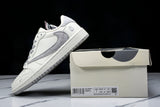 Travis Scott AJ1 Low x BAPE 'White Grey 2.0' (Custom)