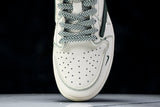 Travis Scott AJ1 Low x Stussy 'White Green' (Custom)