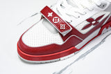 Louis Vuittоп Trainer Low Velcro Strap 'Perforated Red'