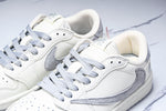 Travis Scott AJ1 Low x BAPE 'White Grey 2.0' (Custom)