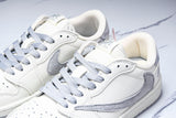 Travis Scott AJ1 Low x BAPE 'White Grey 2.0' (Custom)