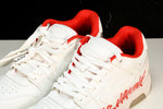 Off-White Out Of Office OOO Low Top "For Walking - White Red