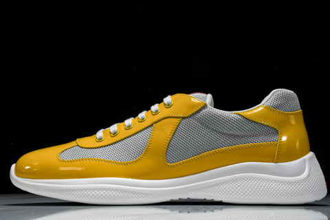 Prada America's Cup Sneaker 'Yellow Silver'