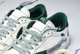 Travis Scott AJ1 Low x Stussy 'White Green' (Custom)