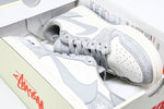 Travis Scott AJ1 Low x Stussy 'Grey White 2.0' (Custom)