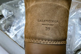 Вalenciaga Alaska Fur Low Boot 'Brown'