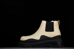 Вottega Veneta Tire Ankle Chelsea Boots 'Sea Salt Black'