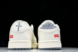 Travis Scott AJ1 Low x Supreme 'White Grey Sole' (Custom)