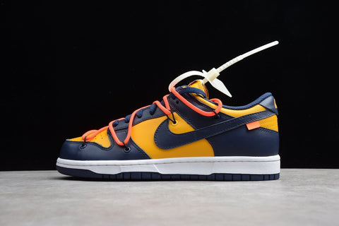 Off-White Dnk Low University Gold / Midnight Navy