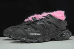 Track Trainer 'Faux Fur - Black Pink'
