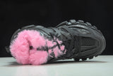 Track Trainer 'Faux Fur - Black Pink'
