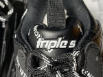 Triple S Sneaker "Allover Logo - Black"
