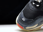 Triple S Sneaker "Black Red"