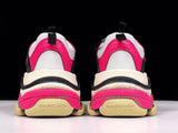 Triple S Sneaker "Black White Pink"