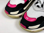 Triple S Sneaker "Black White Pink"