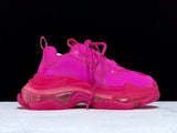 Triple S Sneaker "Fluo Pink"