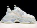 Triple S Sneaker "Pearl Grey Clear Sole"