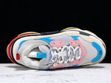 Triple S Sneaker "White Blue Pink"