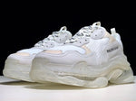 Triple S Sneaker "White Cream Clear Sole"